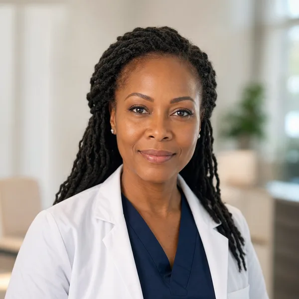 Portrait of an aesthetic nurse practitioner